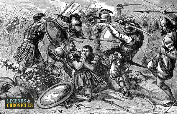 Persian Warriors in Battle