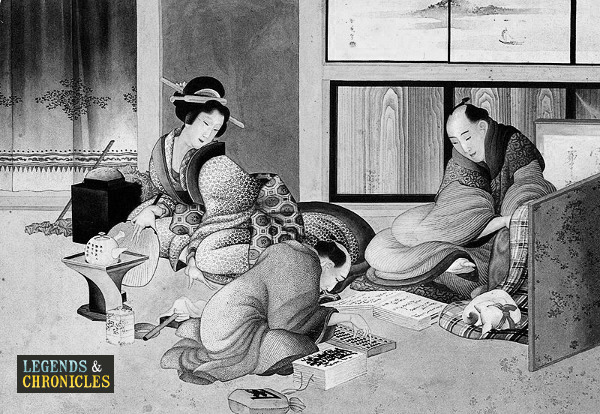 Merchants in feudal Japan 1